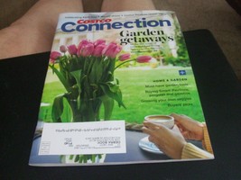 Costco Connection Magazine - Garden Getaways Cover - April 2021 - £5.60 GBP