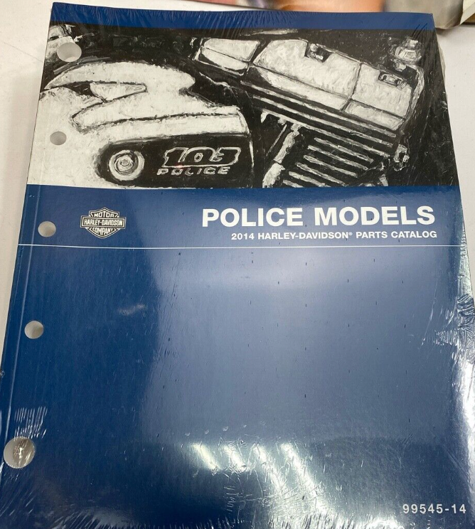 2014 Harley Davidson Police Models Parts Catalog Manual 99545-14 - $24.99