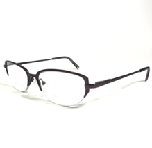 Anne Klein Eyeglasses Frames AK 9115 560 Purple Cat Eye Half Rim 52-16-135 - £27.79 GBP