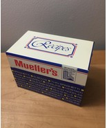 Vintage 1980 Mueller&#39;s Pasta Aluminum Recipe Box - $20.00