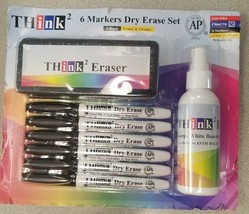 Think2 6 Markers Dry Erase Set FREE SHIPPING - £8.27 GBP