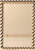 4x6 Golden Rope Picture Frame 712046 - £41.85 GBP