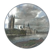 Vintage Royal Doulton England Cabinet Plate Houses Of Parliament London ... - $28.01