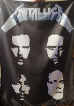 METALLICA Black Album FLAG CLOTH POSTER BANNER CD Thrash Metal - $20.00