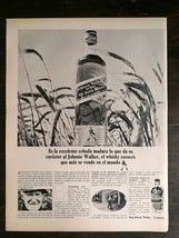 Vintage 1965 Johnny Walker Red Scotch Whiskey Spanish Full Page Original... - £5.22 GBP