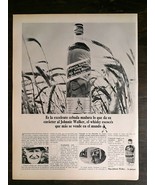 Vintage 1965 Johnny Walker Red Scotch Whiskey Spanish Full Page Original... - £5.21 GBP