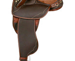 16&quot; Black Leather Aussie Australian Stock Saddle Swinging Fender 110S127... - $692.99