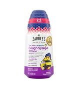 4x Zarbee&#39;s Children&#39;s Nighttime Honey Cough Syrup + Immune Mixed Berry,... - $21.92 CAD