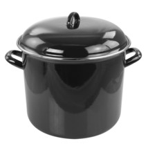 Gibson Home 12 Quart Enamel on Steel Stock Pot with Lid - £79.70 GBP