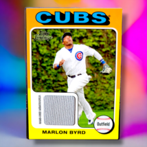 Marlon Byrd 2011 Topps Lineage 1975 Mini Game Used Jersey #75R-MBY Chica... - $1.79