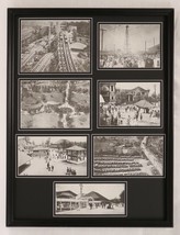 Kennywood Park Pittsburgh Amusement 1910s Framed 18x24 Photo Collage Display - £59.17 GBP