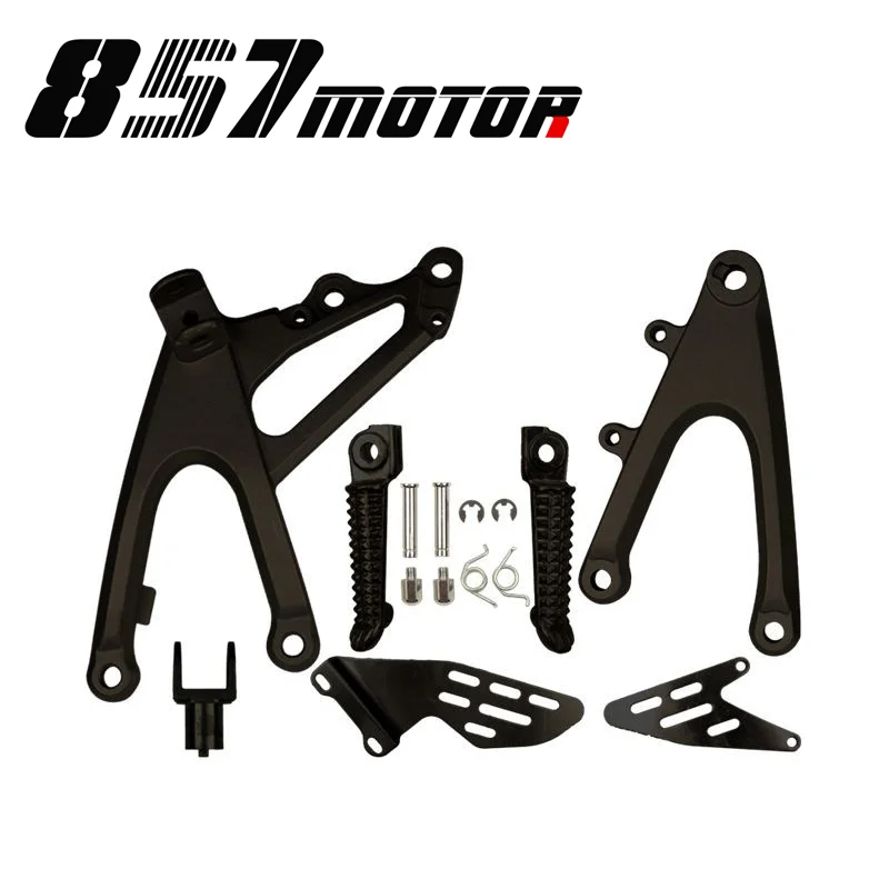 Nt footpegs foot pegs footrest pedals bracket footrest for yamaha yzf r1 yzfr1 r 1 2007 thumb200