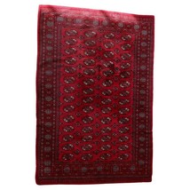 Handmade Vintage Turkmen Ersari Rug 4.2&#39; x 4.6&#39; (129cm x 196cm) 1960s - ... - $9,015.06 MXN