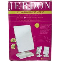 Jerdon 8&quot; By 11&quot; Rectangular  Vanity Mirror With 10x Magnification Spot Mirror - £27.07 GBP