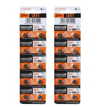 20 Pack Maxell LR41 AG3 192 button cell battery &quot;NEW HOLOGRAM PACKAGE &quot; ... - $8.63