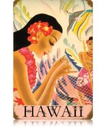 Hawaii / Dancing Girl Metal Sign - $39.95