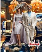 Rolls-Royce /Donald Trump and First Lady Car Poster 16x20 - $127.71