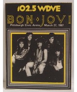 JON BON JOVI - VINTAGE ORIGINAL CLOTH TOUR CONCERT BACKSTAGE PASS   *LAS... - $10.00