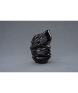 Handmade Cremation Keepsake Urn &quot;Light&quot; - Small | Lamp Black | Ceramic - $324.15 CAD+