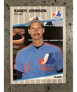 1989 Fleer Randy Johnson Rookie RC #381 Error Marlboro Ad Blacked Out $2... - £2.29 GBP