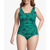 Lands' End Ladies' Swimsuit Women's Green - MEDIUM - $17.33