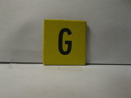1958 Scrabble for Juniors Board Game Piece: Letter Tab - G - $0.75