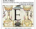 Encore! Renaissance And Baroque Music On The Hammered Dulcimer [Audio CD] - $19.99