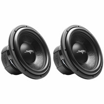 (2) New Skar Audio DDX-12 D4 12&quot; 1500W Max Power Dual 4 Car Subwoofer - Pair - £439.50 GBP
