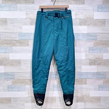 Obermeyer Vintage Stirrup Ski Pants Green High Rise Snow Insulated Women... - $89.09