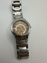 DKNY Wrist Watch NY-1090 40mm Clasp Needs Work BrB3 - $7.92