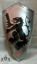 36 pollici medievale cavaliere battaglia armatura scudo replica metallo... - £113.55 GBP