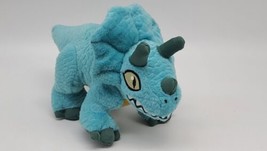 Jurassic World Blue Dinosaur Triceratops Stuffed Animal Plush 8&quot; Hasbro 2014 - £9.91 GBP