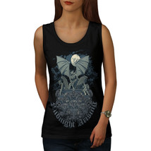 Wellcoda Midnight Demon Womens Tank Top, Gargoyle Athletic Sports Shirt - £14.92 GBP+