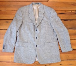 Brandini Le Collezioni Herringbone Silk Wool Blend Suit Jacket Blazer 42... - £47.17 GBP