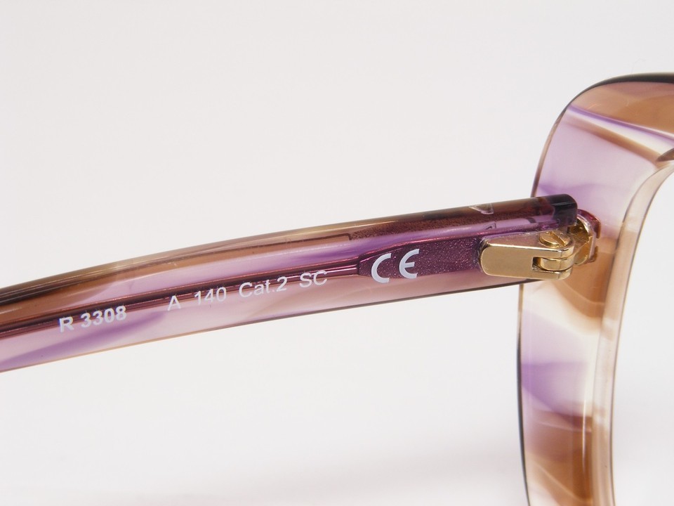 RODENSTOCK R 3308 A Brown Violet Clear Structured SUNGLASSES 57-15-140mm (NOTES) Item image 10
