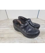 DANSKO XP 2.0 Black Leather Clogs Shoes Size 36, US 5.5-6 Women Work Casual - $41.01 CAD