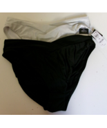 Two Bar III Bikini bottoms Size X-Large Black and silver style 24541 - $14.80