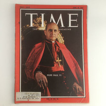 Time Magazine June 28 1963 Vol. 81 No. 26 Head of Catholic Church Pope Paul VI - £9.68 GBP