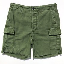 Madewell womens size 25 cut-off cargo shorts army green style A0222 194340224551 - £28.85 GBP