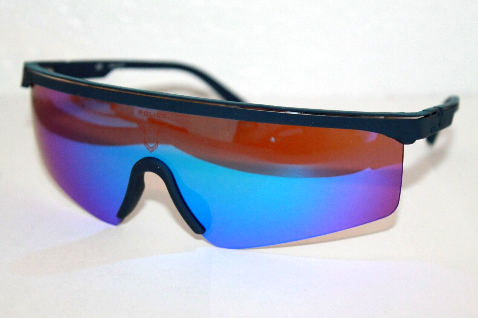 Primary image for POLICE Lewis Hamilton F1 Sunglasses Dark Blue Frame/ Blue Mirror Lens
