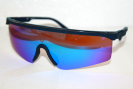 POLICE Lewis Hamilton F1 Sunglasses Dark Blue Frame/ Blue Mirror Lens - $69.29