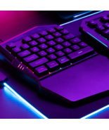 USB Bugha Exclusive RGB LED Color Changing One Handed Ergonomic Gaming K... - £11.18 GBP