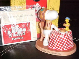 Hallmark Peanuts Here&#39;s To You Figurine Mint With Box 2nd Edition - £43.14 GBP