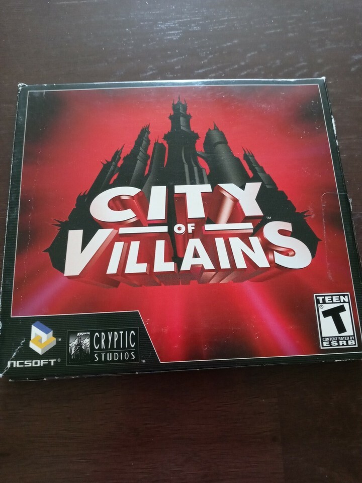 2005 City of Villains - PC CD-ROM - Windows 2000/XP 4 discs - $29.58