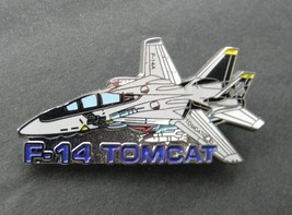US NAVY F-14A TOMCAT FIGHTER AIRCRAFT LARGE LAPEL HAT PIN 2 INCHES NEW - $6.44