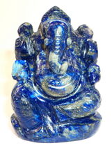 Lord Ganesha in Natural Lapiz Lazulli Gemstone - 85 gms - €75,17 EUR