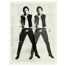 Star Wars Double Han Solo Limited Screen Print Art Poster #500 18&quot; x 24&quot; - £98.29 GBP