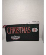 Vintage Style Christmas Cookies 3¢ Metal Tin Sign Holiday Wall Décor 15&quot;x8&quot; - €12,76 EUR