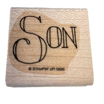 NEW NO INK Stampin Up Mounted Rubber Stamp Son - $5.39