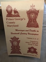 PRINCE GEORGE&#39;S COUNTY, MARYLAND, MARRIAGES AND DEATHS IN By Shirley Baltz - $452.05 MXN